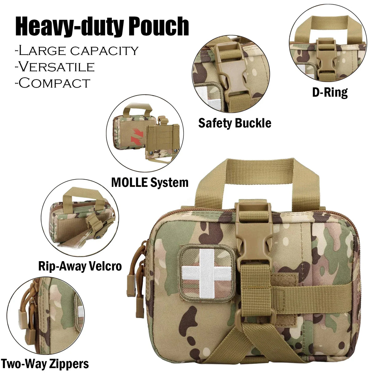IFAK Trauma Kit First Aid Medical Pouch Emergency