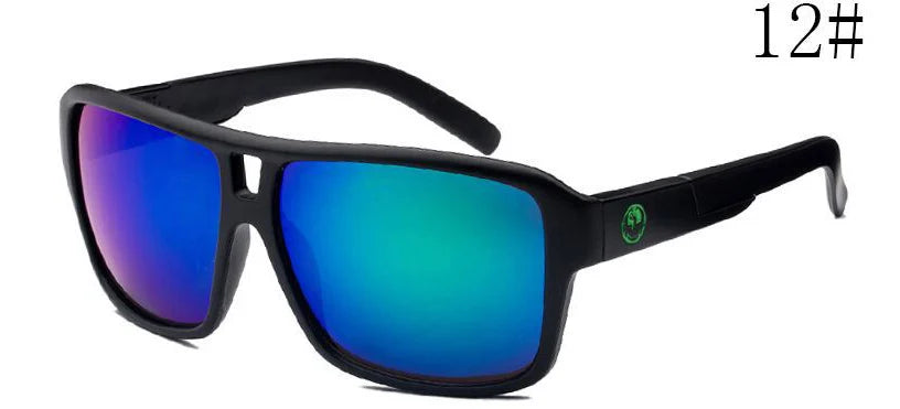 Square Sunglasses Men Dragon Brand Designer Mirror Driving