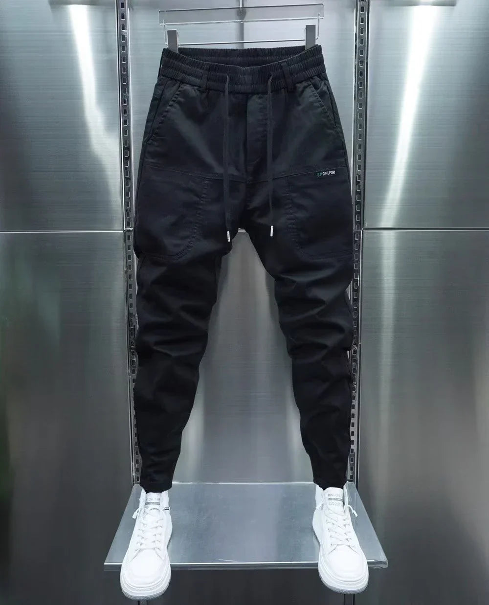 Cotton Joggers Cargo Pants Men Streetwear Hip Hop