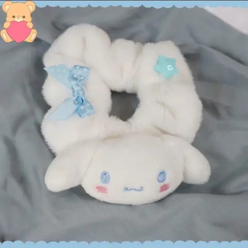 Kawaii Lolita Hairpin Cinnamoroll Sanrio Plush Cartoon Cute