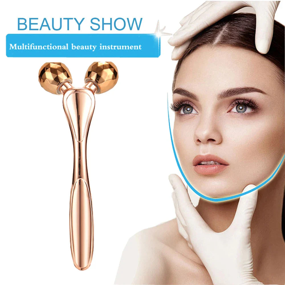 3D Facial Roller Massage Bar Body Slimming Anti-cellulite