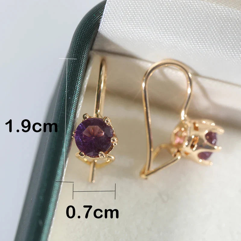 2022 New Fashion Earrings for Women Gold Plated