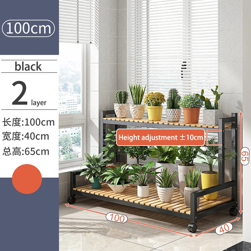 Indoor flower stand, balcony flower shelf, living room