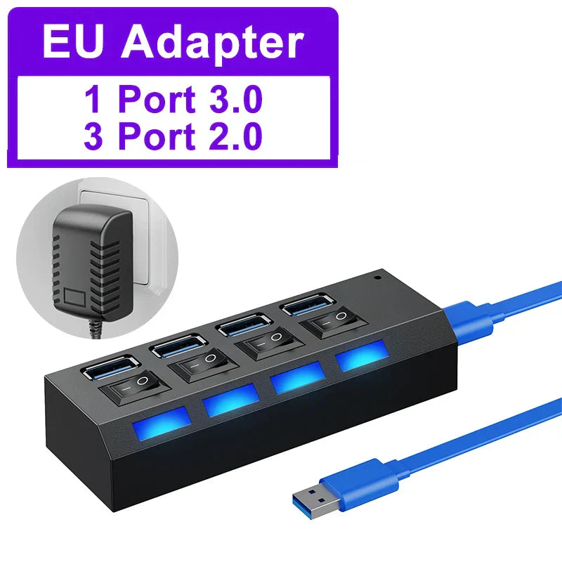 USB Hub 3.0 USB 3 0 Hub Multi