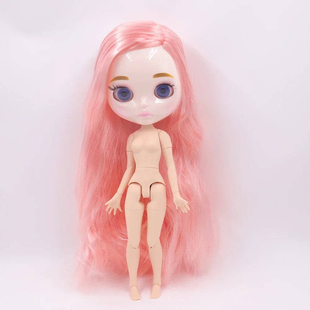 ICY DBS Blyth Doll 1/6 Joint Body 30CM BJD toys Natural shiny face with extra hands AB DIY Fashion Dolls girl gift
