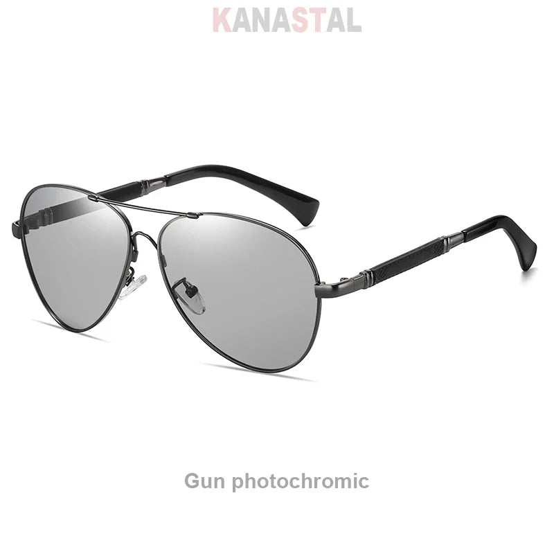 Men's Polarized Sunglasses UV400 TR Metal Colorful Square