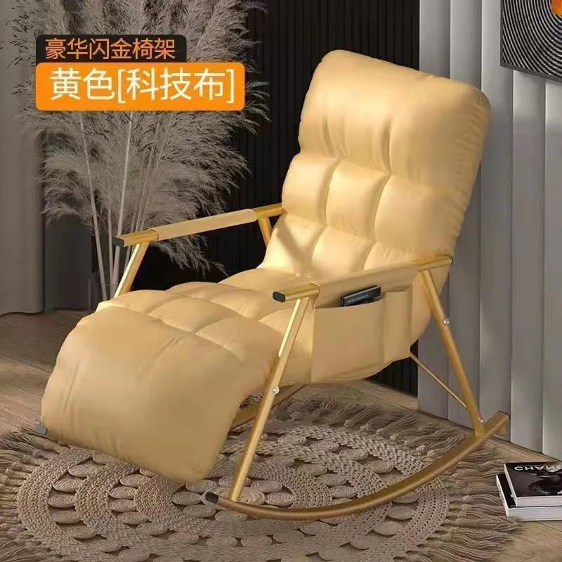 Recliner Nordic Lazy Sofas Rocking Chairs Living Room