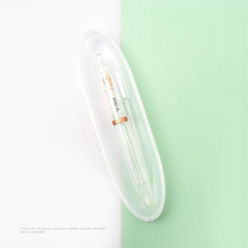 High Quality 0.38/0.5mm Fountain Pen Transparent Acrylic Large-Capacity