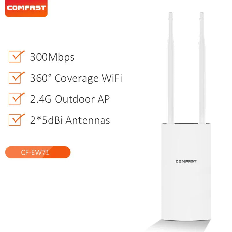 300-1200Mbps Wifi AP Outdoor Range Extender Wireless Access