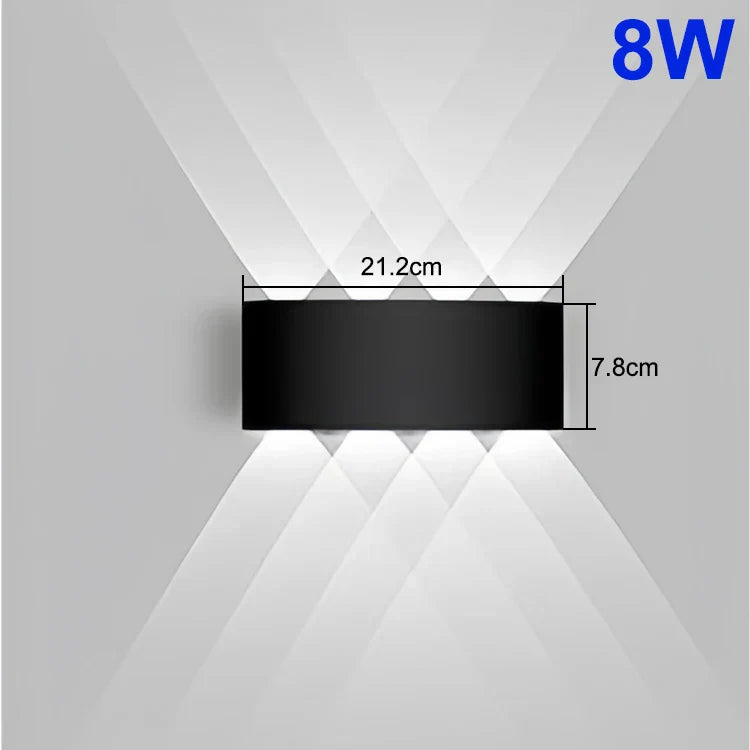 LED Wall Lamp Outdoor IP65 Waterproof Up Down
