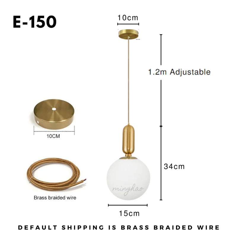 XCLuuHY Modern Pendant Light Nordic Minimalist Hanging Lamp