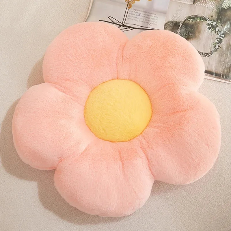 35cm Stuffed Daisy Flower Seat Cushion Sunflower Shape