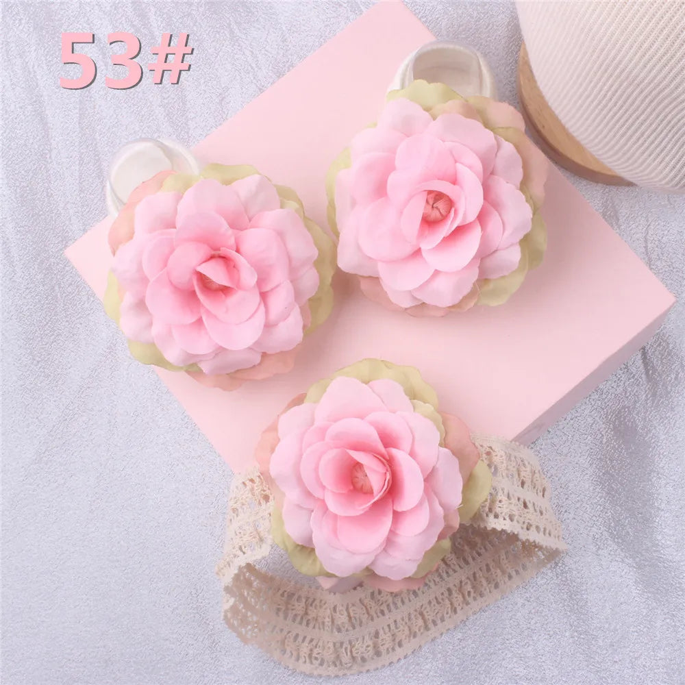 1 Set Cute Gift Bow Flowers Baby Girls