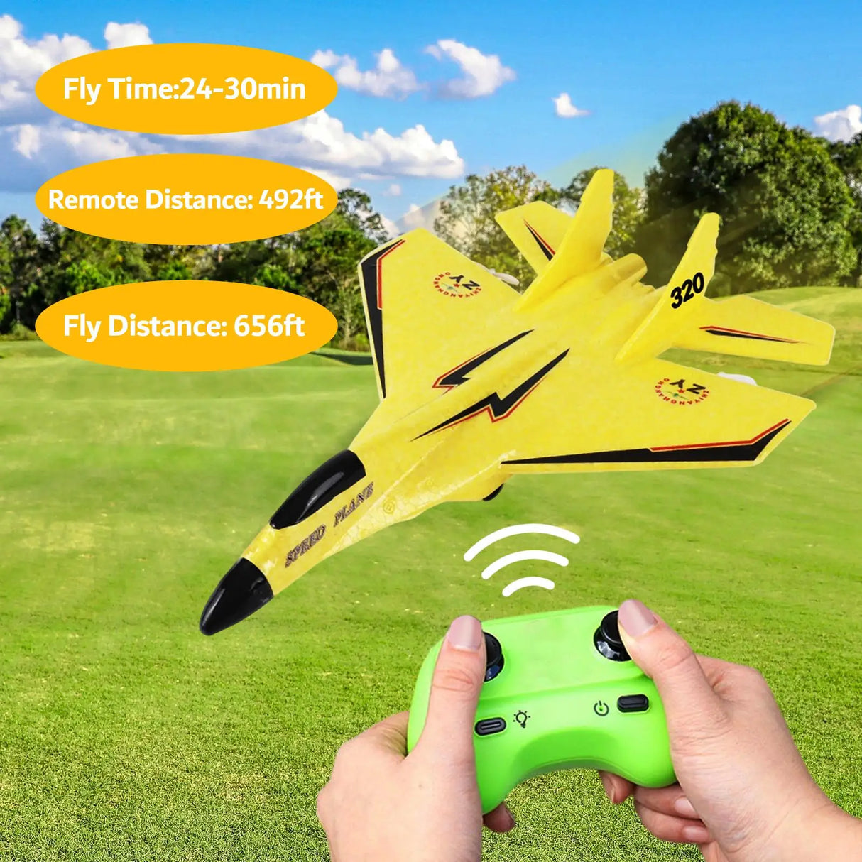 CH RC Plane Control Portable RC Glider Aircraft