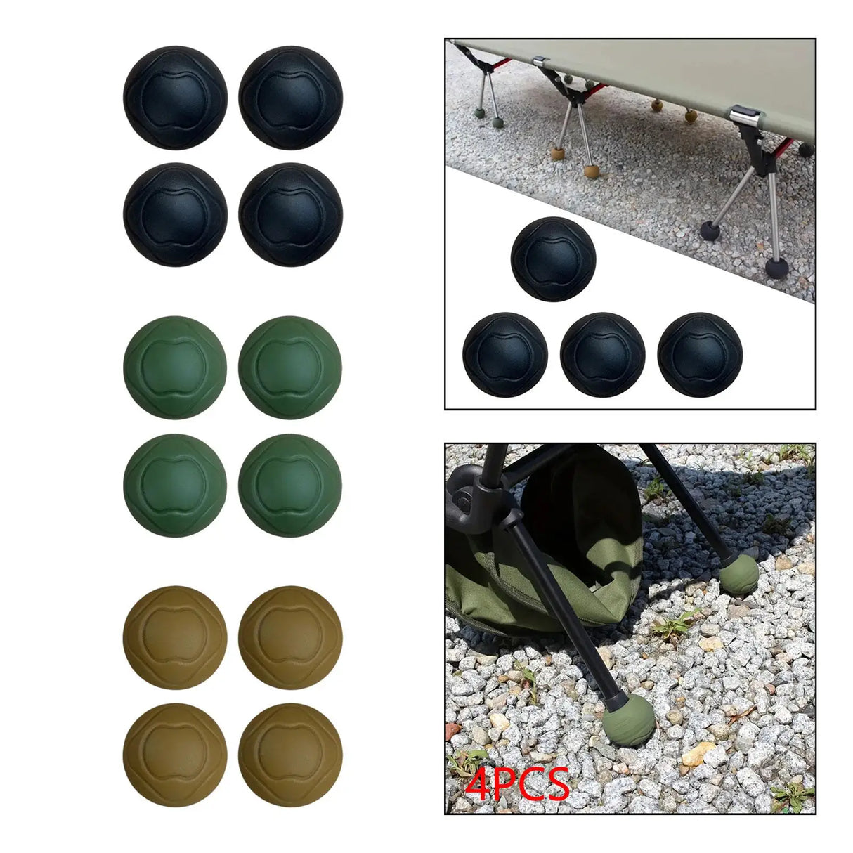 4x Chair Leg Caps, Chair Leg Covers, Easy