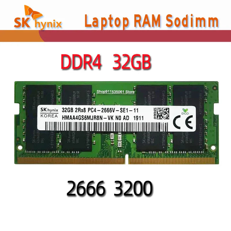 SK Hynix ddr4 4GB 8GB 16GB 32GB 2133MHz