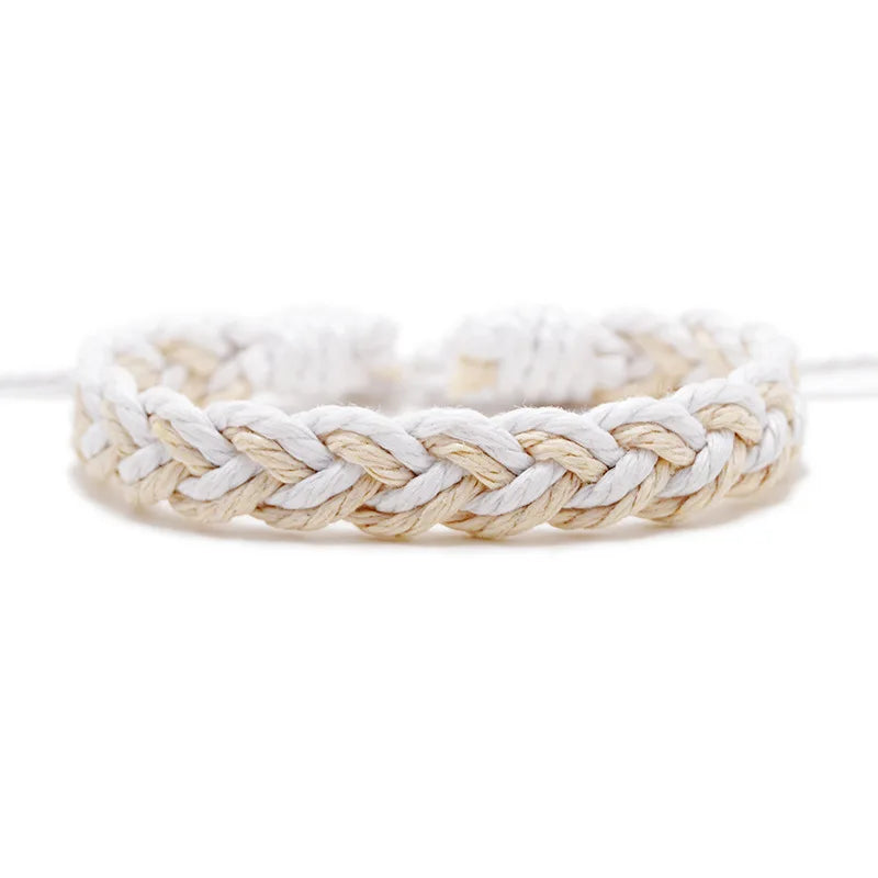 Ethnic Thread Bracelet Retro Handmade Boho Multicolor Braided