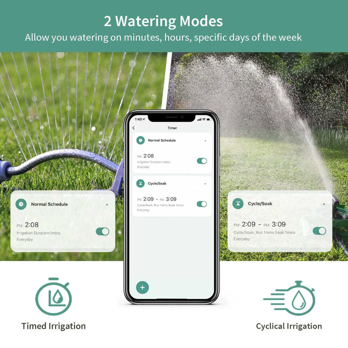 Diivoo WiFi Drip Irrigation Controller Programmable Automatic Irrigation