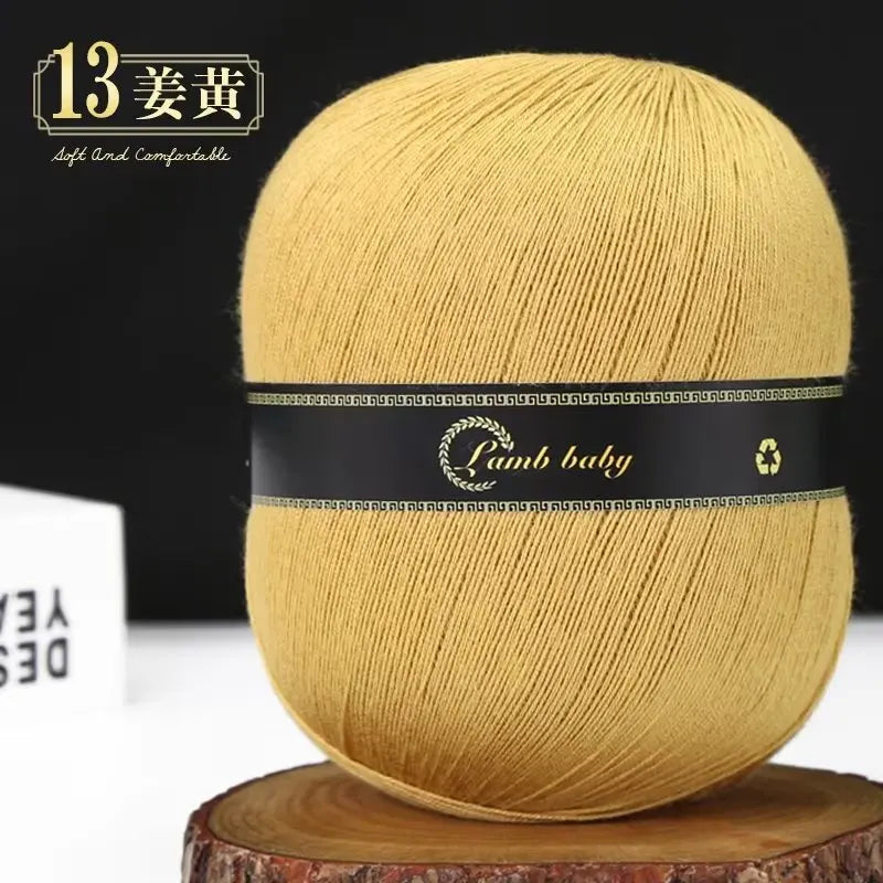 150g Solid Color Silk Cotton Yarn Soft Yarn