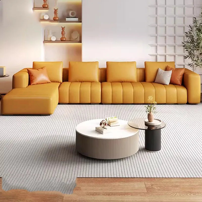 Sectional Modern Theater Living Room Sofas Minimalist Corner