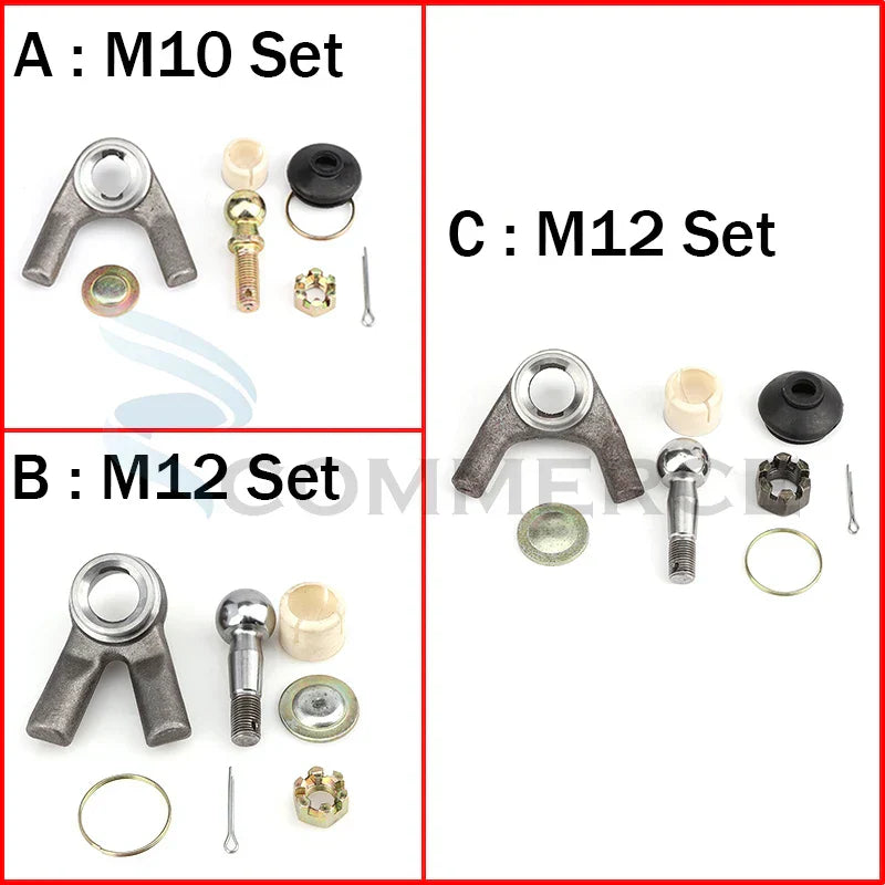 1Set M10M12 Swing Arm Ball joint Kits Fit