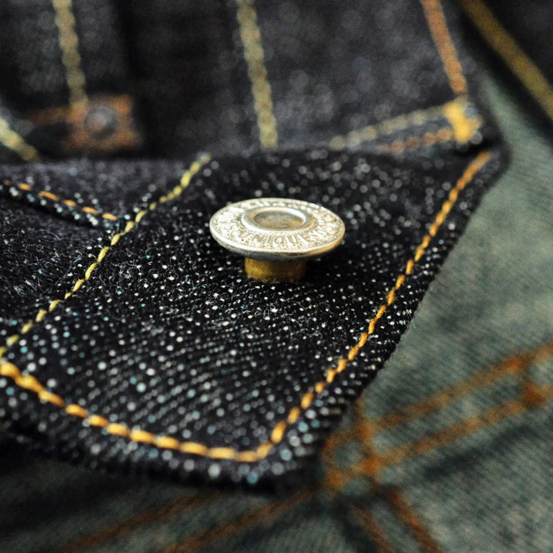Saucezhan 308XX-BO-Wind Jeans for Men Furinkazan Selvedge raw