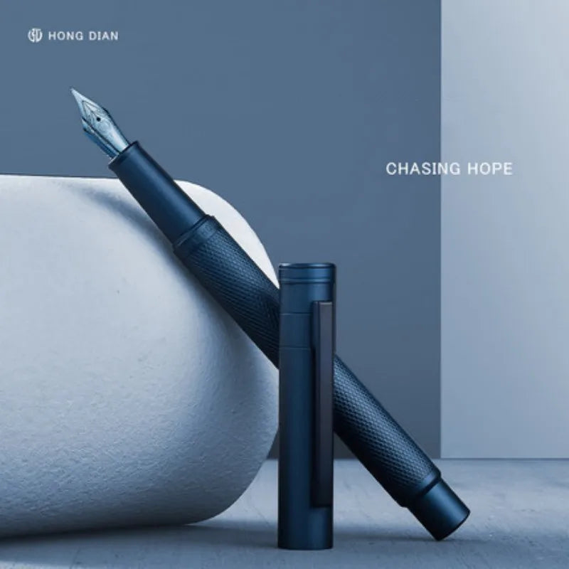 HongDian 1851 Fountain Pen Beautiful Blue Milky Way