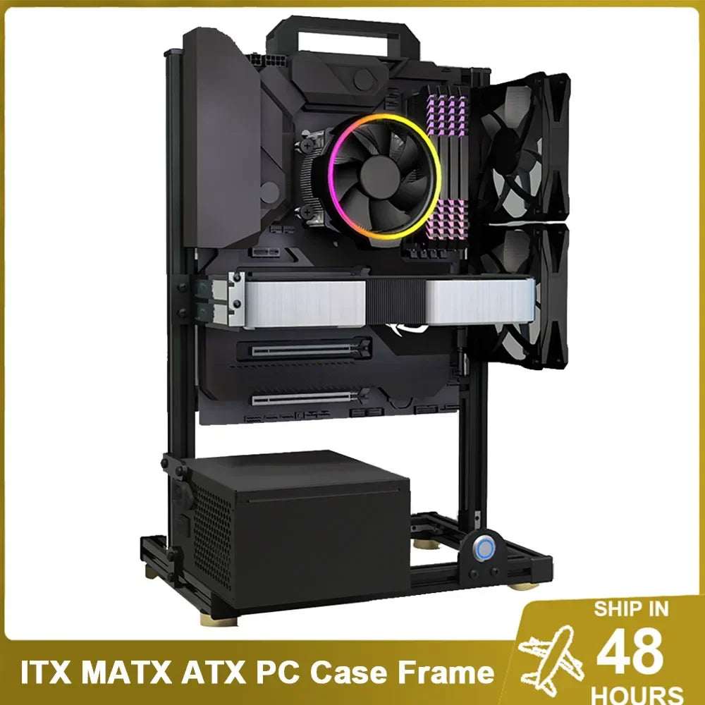 DIY Gamers Cabinet MOD ITX MATX PC Case