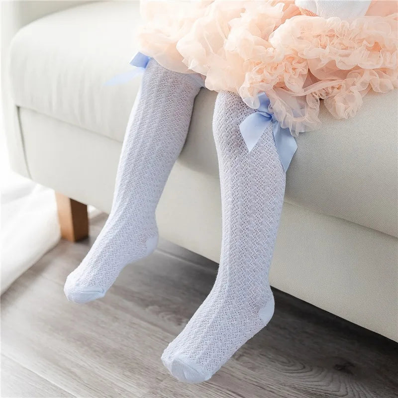 New Kids Socks Cute Bow Knot Baby Girls