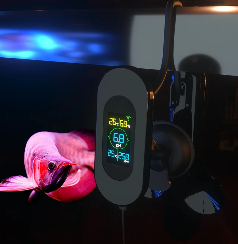 NEW Aquarium Accessories Water Quality Monitor iBowl 3in1TDS&pH&Temp