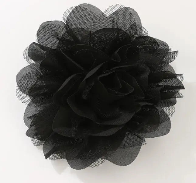 Brooch New Red Bridal Brooches Big Flower Women's