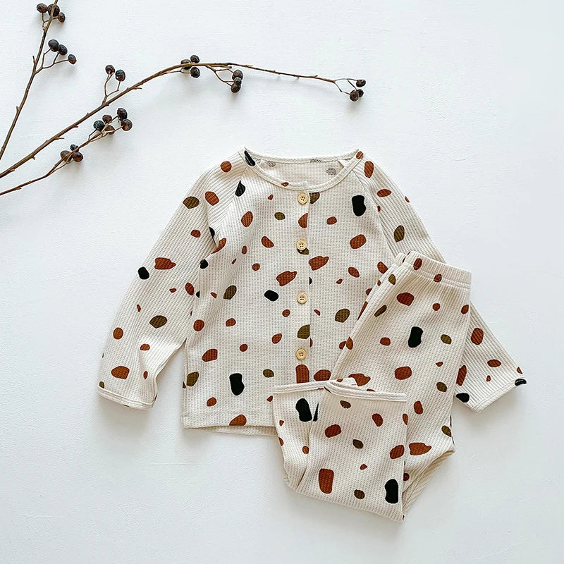 Baby Pajamas Set Loungewear Sleepwear for Kids Long