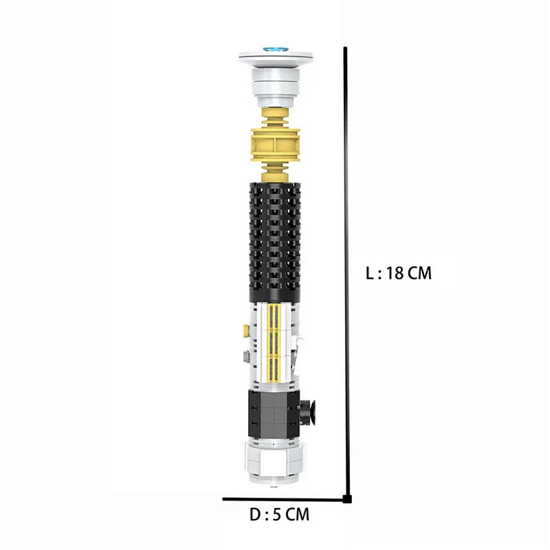 BuildMoc Darksaber Lightsabers Sword Building Blocks Set Dueling