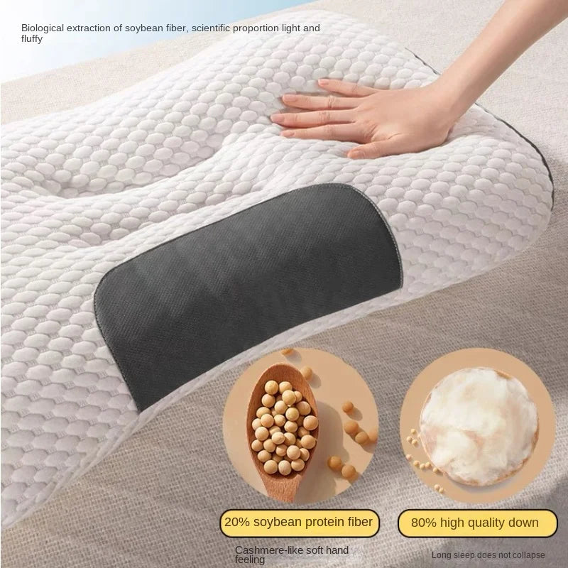 Super 3D Ergonomic Pillow Sleep Neck Pillow Protects