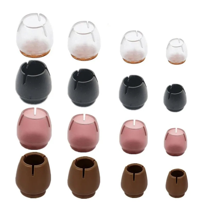 Upgraded 24pcs Silicone Table Chair Leg Mat Non-slip