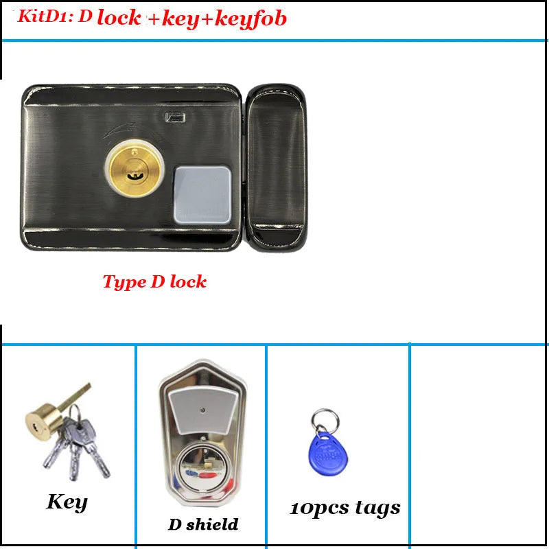 Intelligent Door Lock Video Intercom Compatible Electric Lock