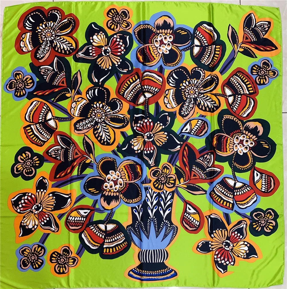 The new print pretty scarf handkerchief (A variety of color patterns)