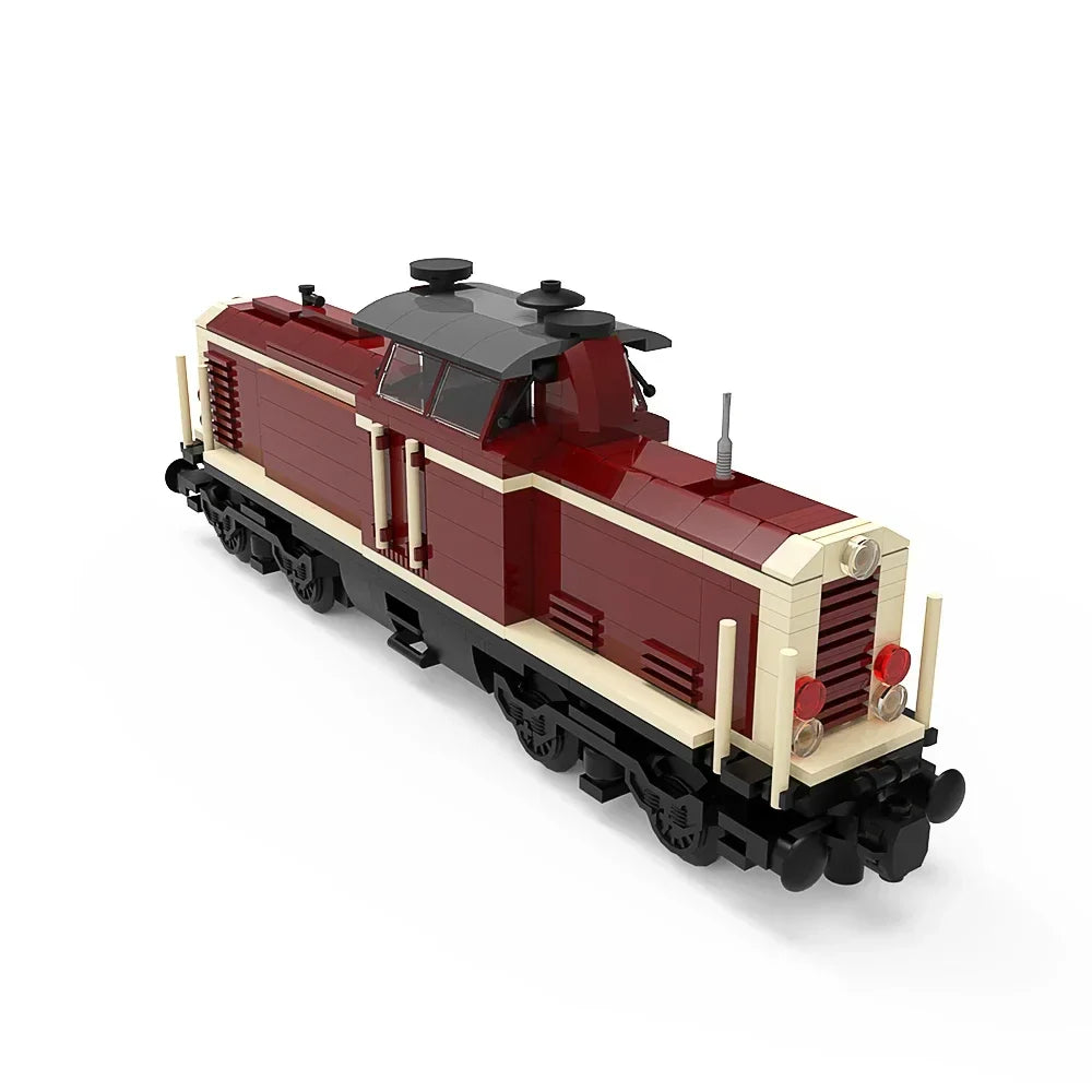 MOC City High-Tech Electric V100 German Cargo Locomotive