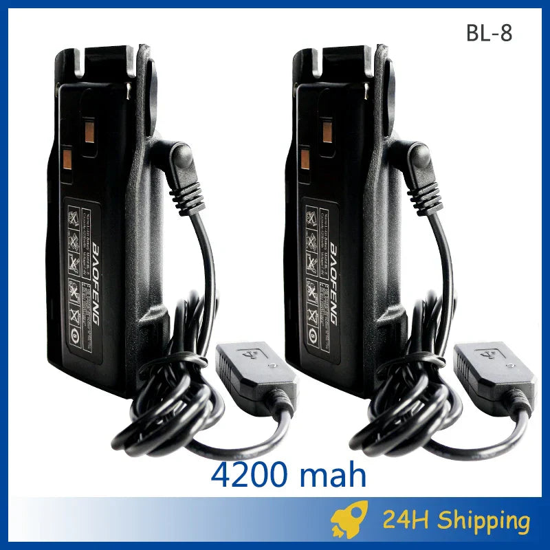 Baofeng UV 82 Battery BL-8 Walkie Talkies Ham