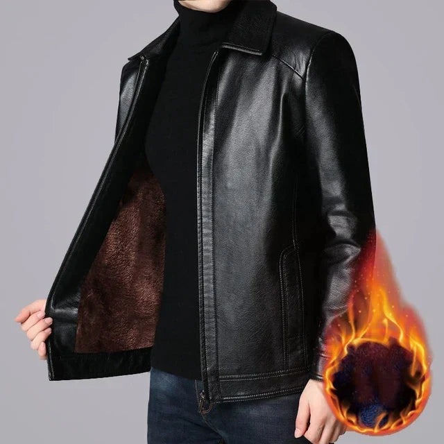 Men Leather Suit Jacket Men Slim Fit blazer
