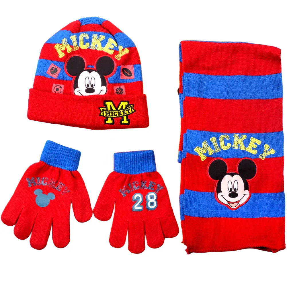 New Autumn Winter Children Hat Mickey Spider Man