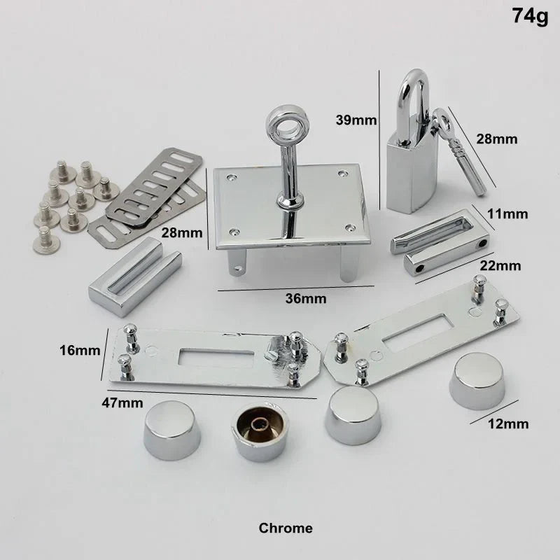 New Rectangle Eyelets Hanger Metal Lock for Bag