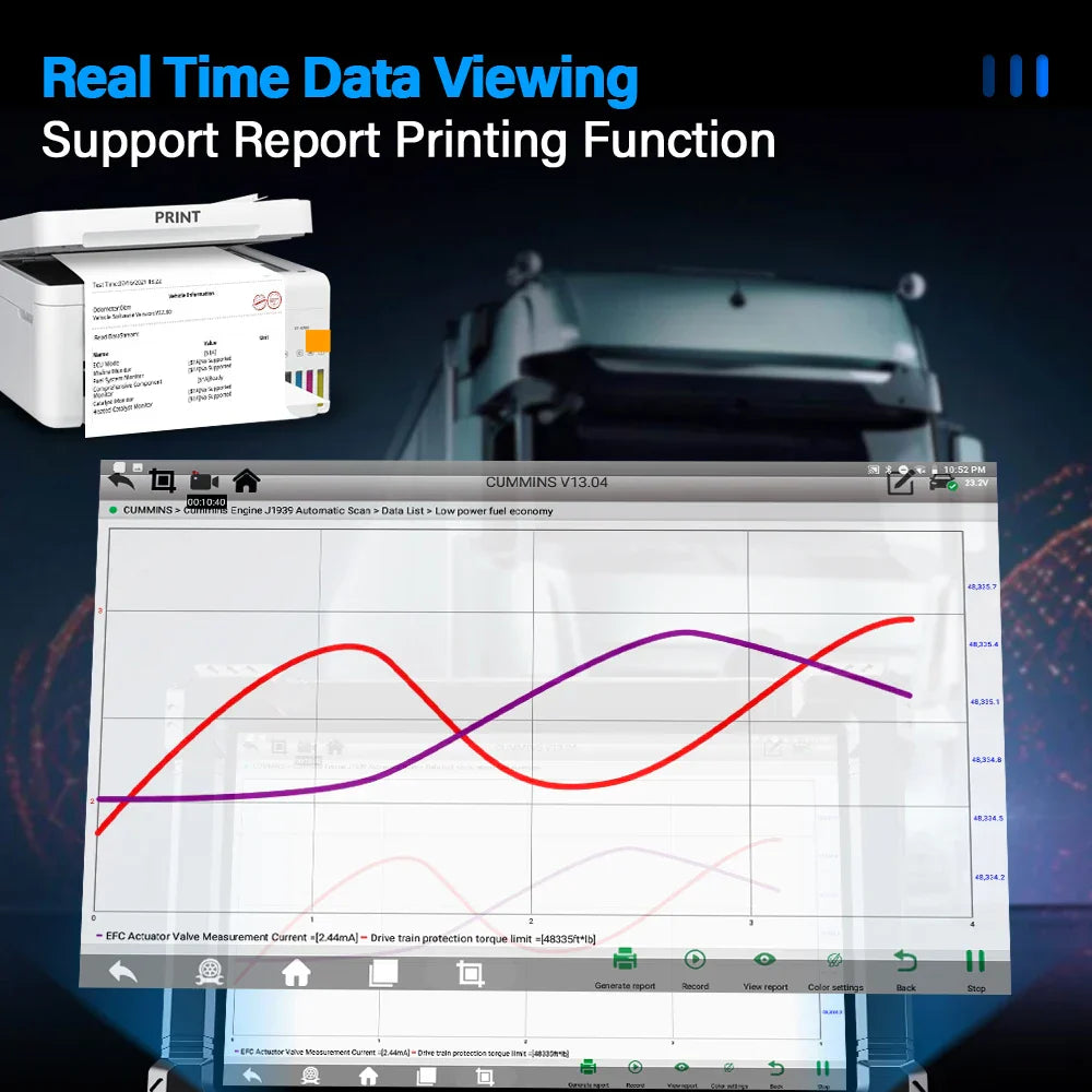 ANCEL X7 HD Heavy Duty Truck Diagnostic Tool