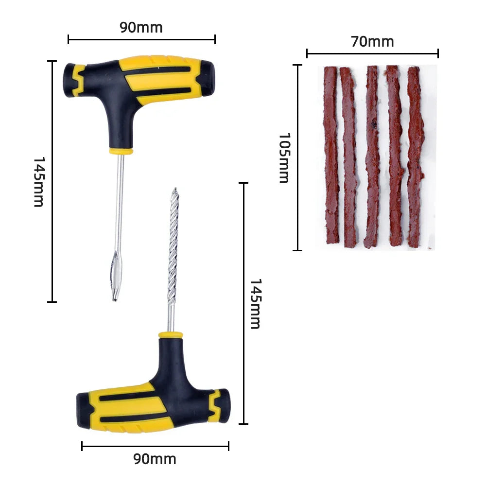 Car Tire Repair Kit Puncture Plug Tools Tyre