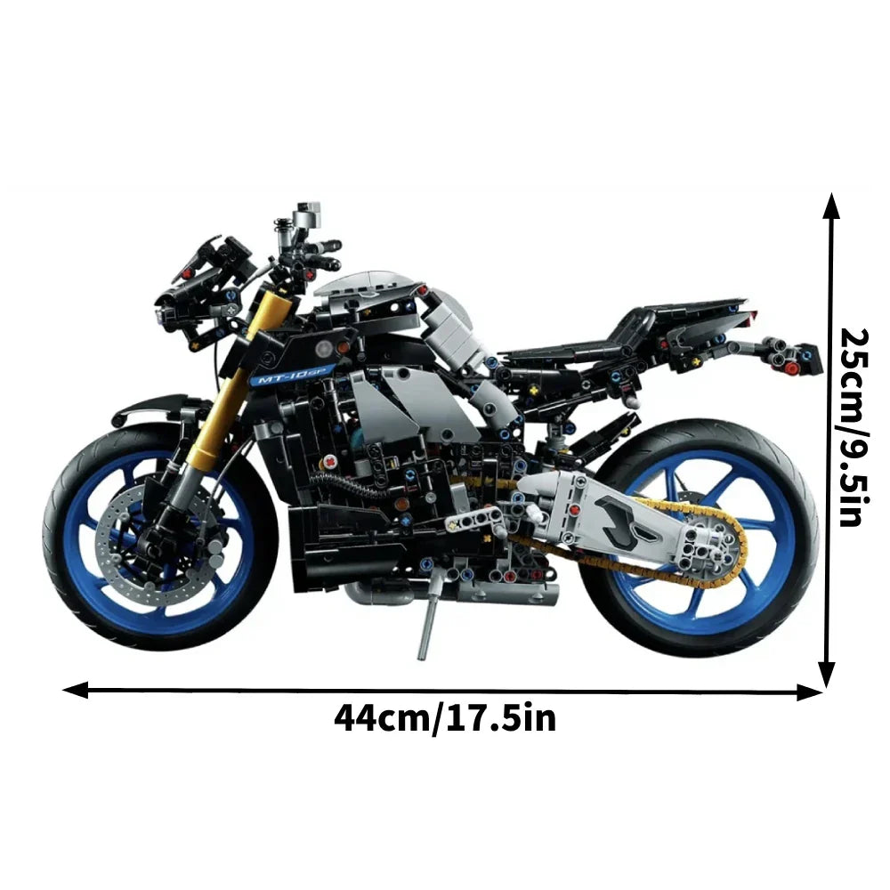 Technical MT-10 SP Motorcycle Model Building Blocks Advanced