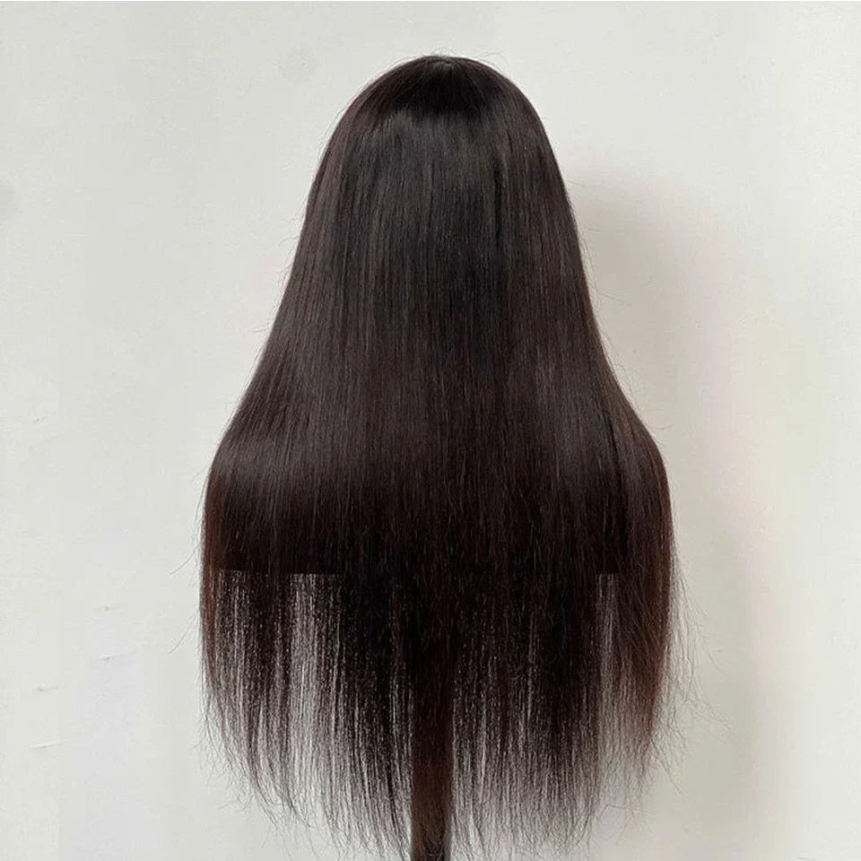 Wig With Bangs Fringe Wigs Human Hair Wig