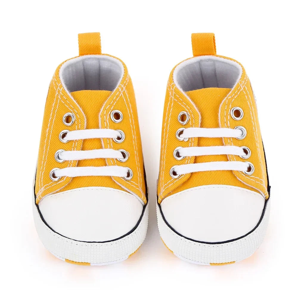 Baby Canvas Classic Sports Sneakers Newborn Baby Boys