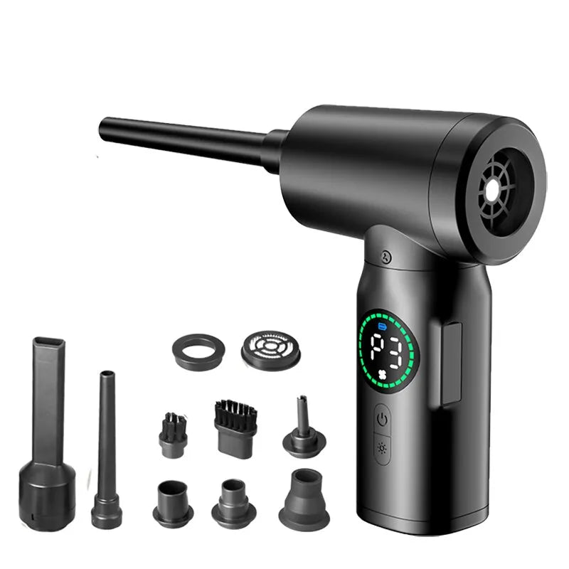 2 in 1 Air Duster Vaccum Cleaner Portable