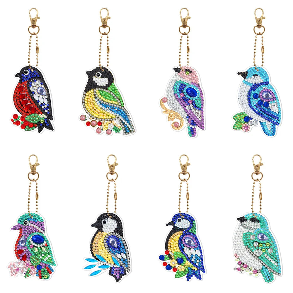 Disney animal key DIY Diamond Painting Keychain Embroidery