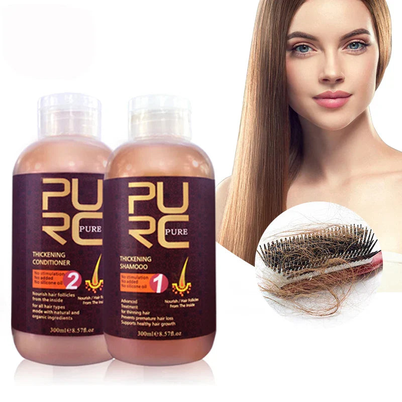 PURC Shampoo and Conditioner for Hair Growth Prevent